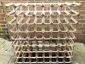 Freecycle 64 bottle wine rack