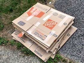 Freecycle Cardboard moving boxes