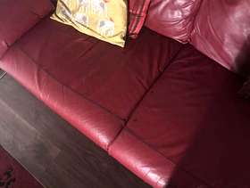 Freecycle Italian leather sofa