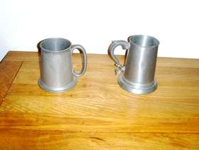 Freecycle 2 pewter mugs