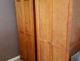 Freecycle 2 x wooden wardrobes