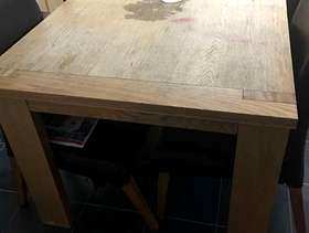 Freecycle Large oak heavy kitchen table