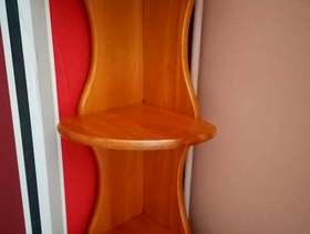 Freecycle Pine wall corner shelf