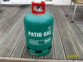 Freecycle Empty Calor Patio gas bottle 13 kg size.