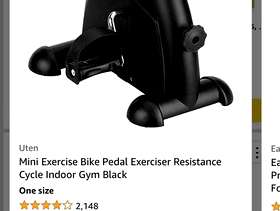 Freecycle Mini exercise bike pedal exerciser