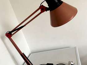 Freecycle ENDON ARCHITECTS’ ADJUSTABLE DESK LAMP WITH HEAVY BASE, RED Mid ...