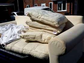 Freecycle Three seater sofa