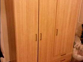 Freecycle Ikea triple wardrobe