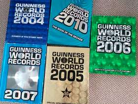 Freecycle Bundle of old Guissness world of record books