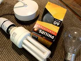 Freecycle Light bulbs.