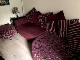 Freecycle DFS 2 piece sofa set with footstool - Offer