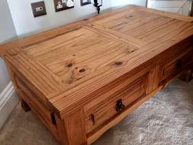 Freecycle Coffee table pine