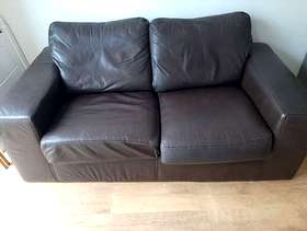 Freecycle Brown leather couch