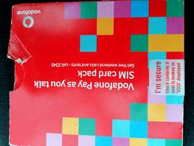 Freecycle Vodafone PAYG SIM card pack