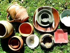 Freecycle Hand made pottery