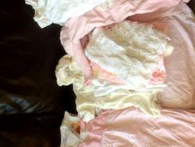 Freecycle Bundle of baby growbag sleep suits, outdoor suits and blankets