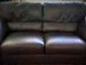 Freecycle Nearly New Chocolate Brown Seater Sofa