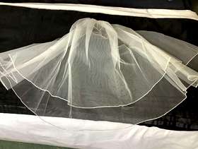 Freecycle Short bridal veil