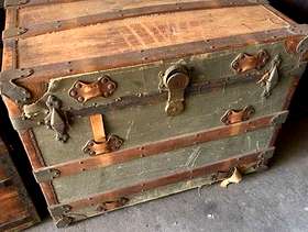 Freecycle Vintage Steamer Trunk