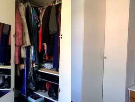 Freecycle IKEA corner wardrobe