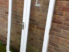 Freecycle Wooden Patio Doors