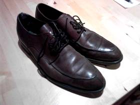 Freecycle Men's brown leather shoes, size 7