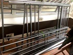 Freecycle Single metal frame bunk beds