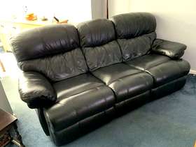 Freecycle Leather settee