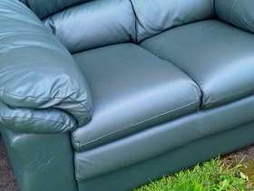 Freecycle Two seater leather sofa.