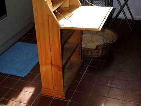Freecycle Small pine desk