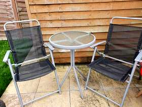 Freecycle Garden table and chair
