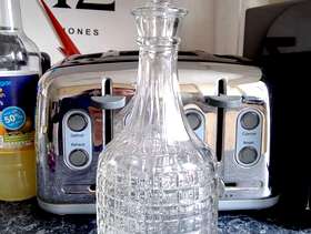 Freecycle Glass vintage decanter