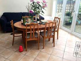 Freecycle Gplan 6-8 seater extendable leaf table