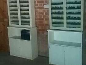 Freecycle 2x display cabinets