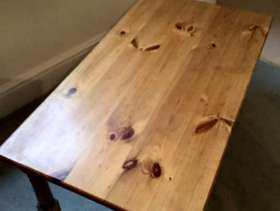 Freecycle Pine coffee table