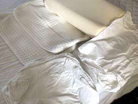 Freecycle IKEA memory, foam neck, pillow, plus pillowcases and covers