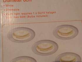 Freecycle 5x spotlights/downlights