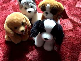 Freecycle 4 Keel toy dogs all with original tags