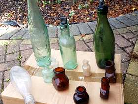 Freecycle Victorian bottles