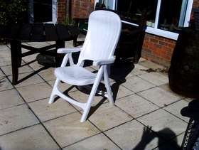 Freecycle TWO recliner garden chairs