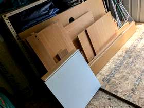 Freecycle Solid mdf type wood