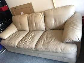 Freecycle Free leather sofa