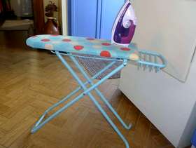 Freecycle Toy iron and ironing board.