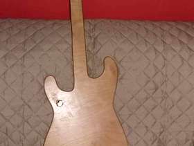 Freecycle Beautiful Handmade Wooden Guitar