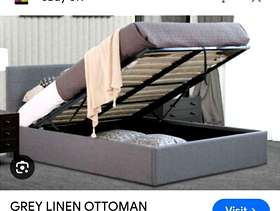 Freecycle Ottoman double bed with mattress
