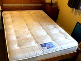 Freecycle Double bed and mattress