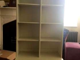 Freecycle ASPACE red and white children's bookcase with drawers