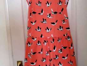 Freecycle Redoute Orange Sateen Dress