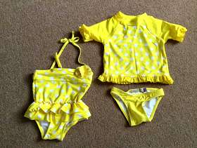 Freecycle Swimming costume, swimming top, swimming knickers (size 0 - up ...
