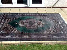 Freecycle Large Indian rug.